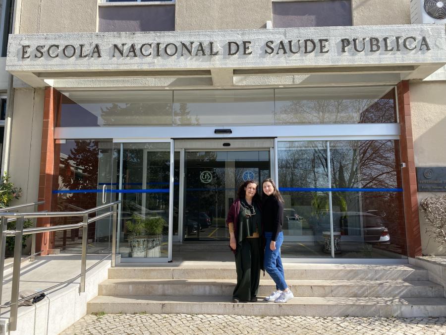 Julia Rey Brandariz e Sofía Ravara