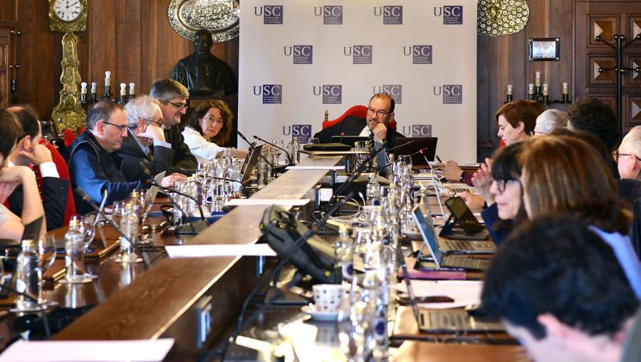 A xuntanza desenvolveuse este xoves no Colexio de San Xerome. FOTO: Santi Alvite