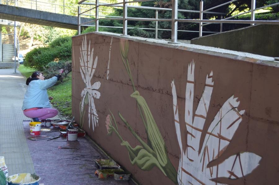 Doa Oa, na súa intervención na Facultade de Humanidades