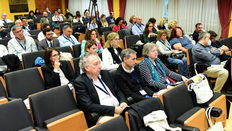 No encontro analízase o desafío das universidades na protección de datos ante os retos da Intelixencia Artificial e da ciberseguridade. Foto: Santi Alvite