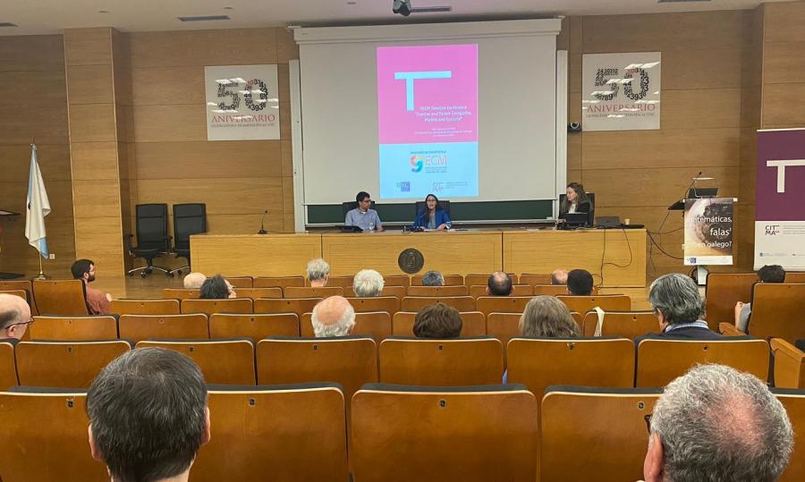 O evento inaugurouno a directora científica do CITMAga e profesora da USC, Rosa M. Crujeiras