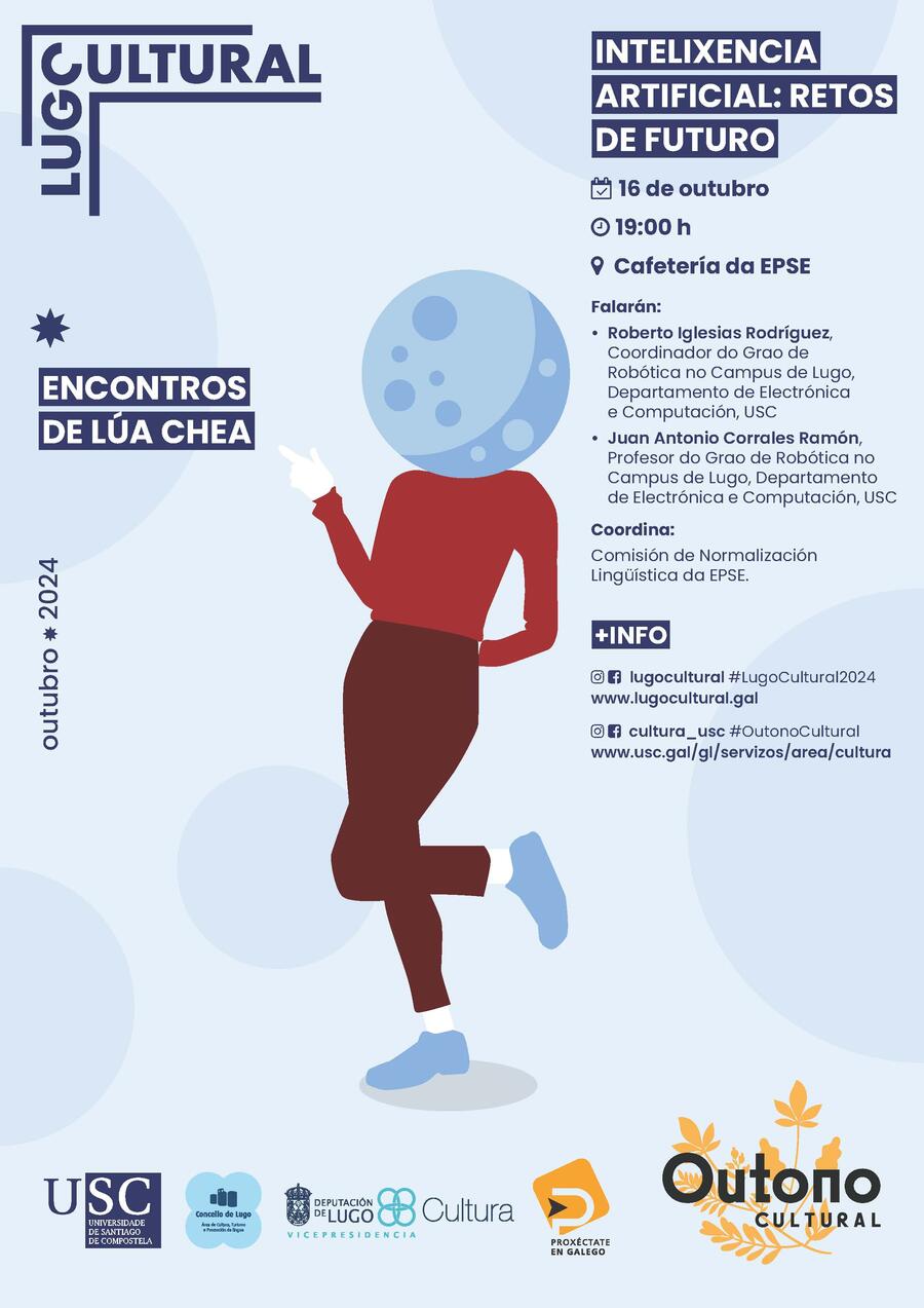 Cartaz do Encontro Cartaz dos Encontros de Lúa Chea de abril