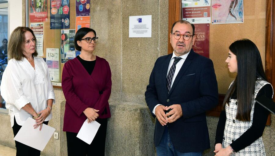 Ana Gude, esquerda, Ana Cabana, Antonio López e Lidia Gil. FOTO: Santi Alvite