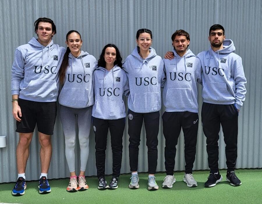 Equipo da USC de atletismo
