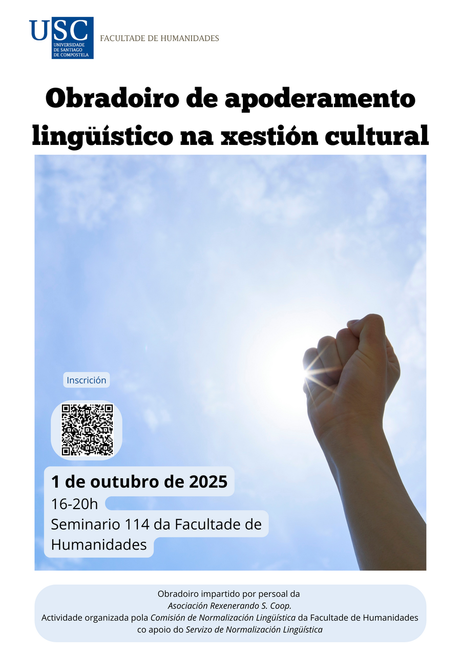 Cartel anunciador do Obradoiro Cartel anunciador