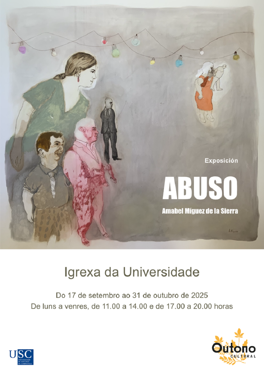 Cartel da exposición Abuso Cartel da exposición Abuso