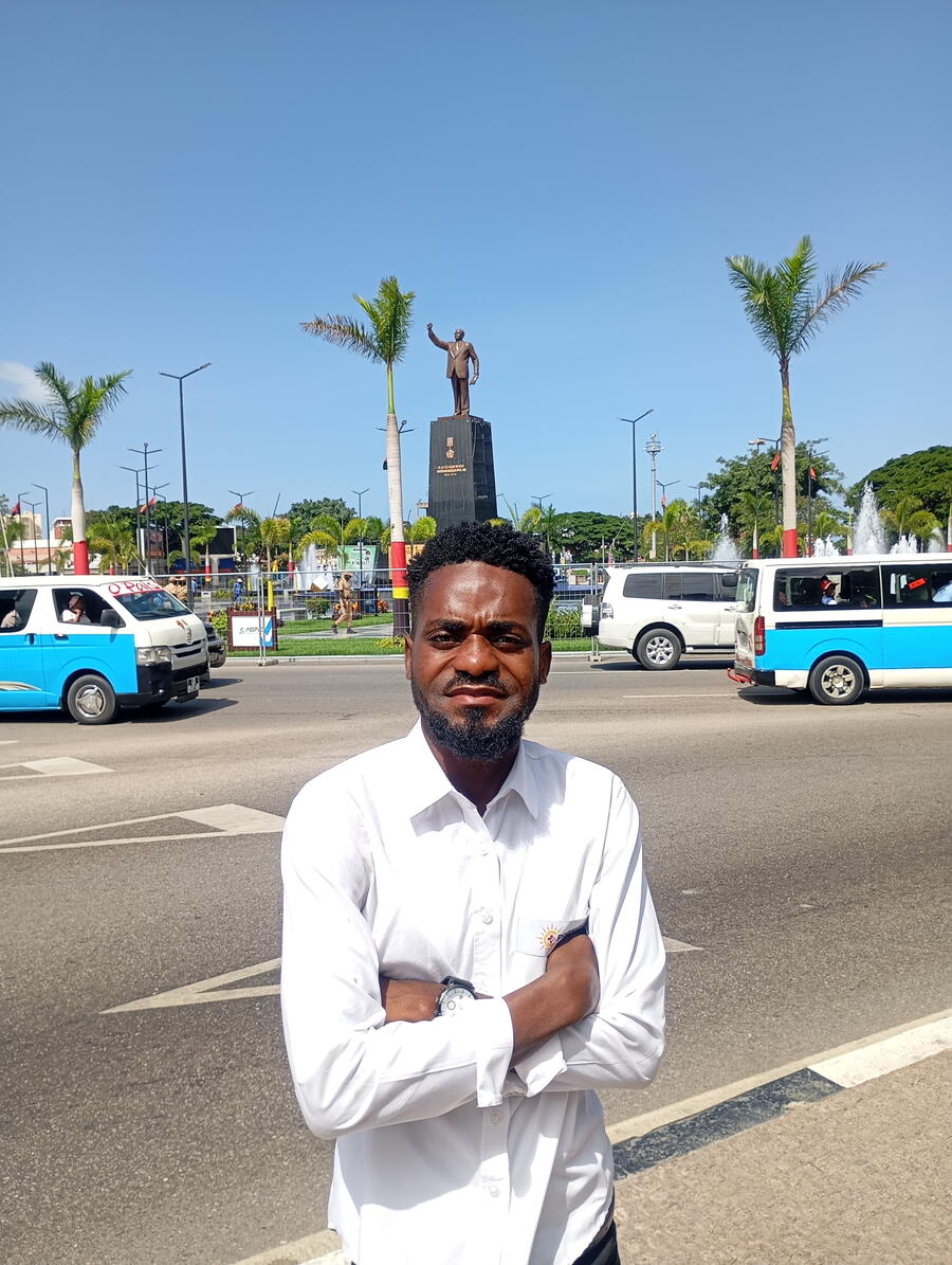 O estudante angolano Eliseu Zua Cateco, gañador dun dos premios, realizou un intercambio na USC no curso 2024-25