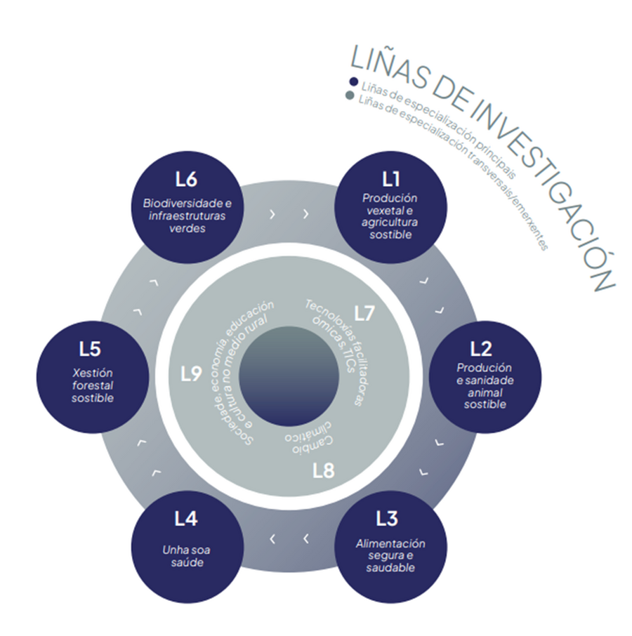 Liñas de Especialización do Campus Terra 2026-2029