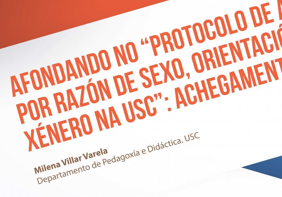 Cartel. Afondando no “Protocolo de acoso sexual e acoso por razón de sexo, orientación sexual e identidade de xénero na USC”: achegamento, análise e reflexións