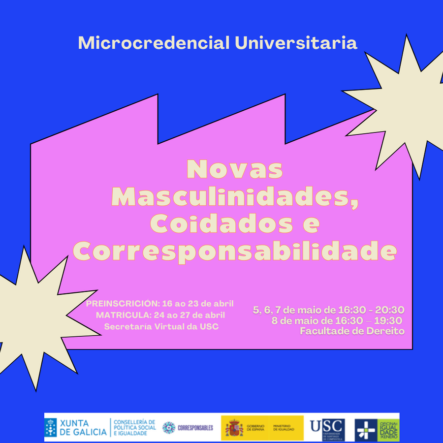 Novas Masculinidades, Coidados e Corresponsabilidade