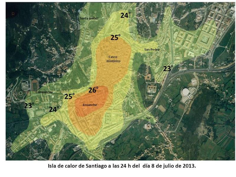 As sensacións térmicas en Galicia superaron os 50 graos centígrados