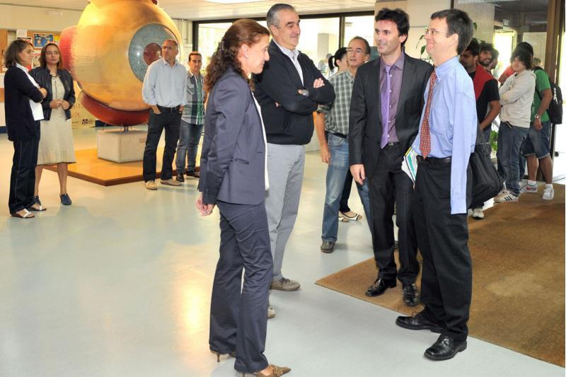 O Nobel Eric Cornell pecha a súa visita a Santiago cunha conferencia divulgativa aberta ao público en xeral