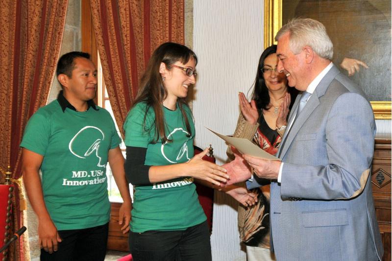 Unha iniciativa para a produción de extractos de algas das costas galegas aplicando ultrasons, premio Base Tecnolóxica do Concurso de Proxectos Empresariais Innovadores da USC