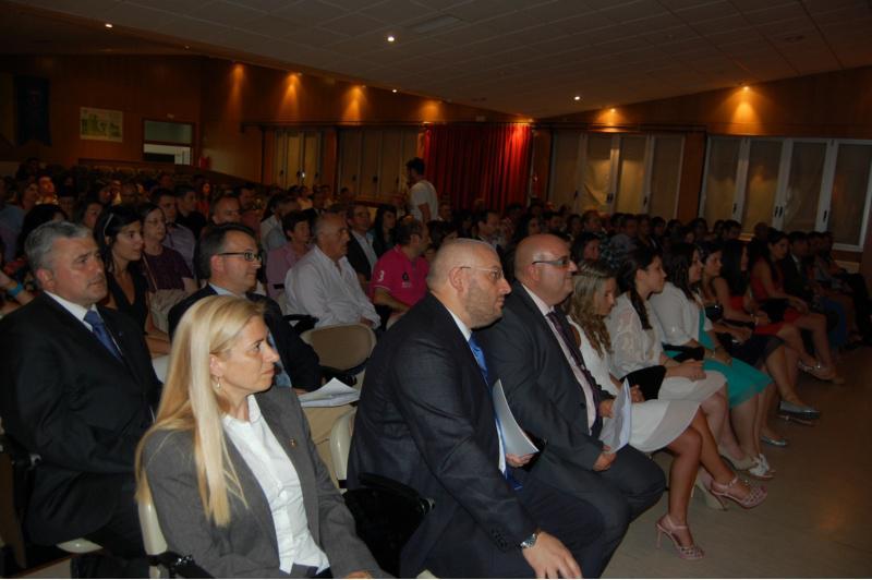 O reitor Juan Viaño despide a primeira promoción de graduados en Nutrición Humana e Dietética da USC