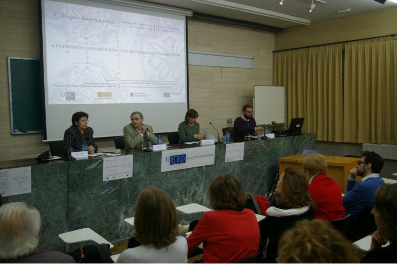 O proxecto 'La expresión de las emociones en la lírica románica medieval' presenta os seus resultados nun coloquio internacional