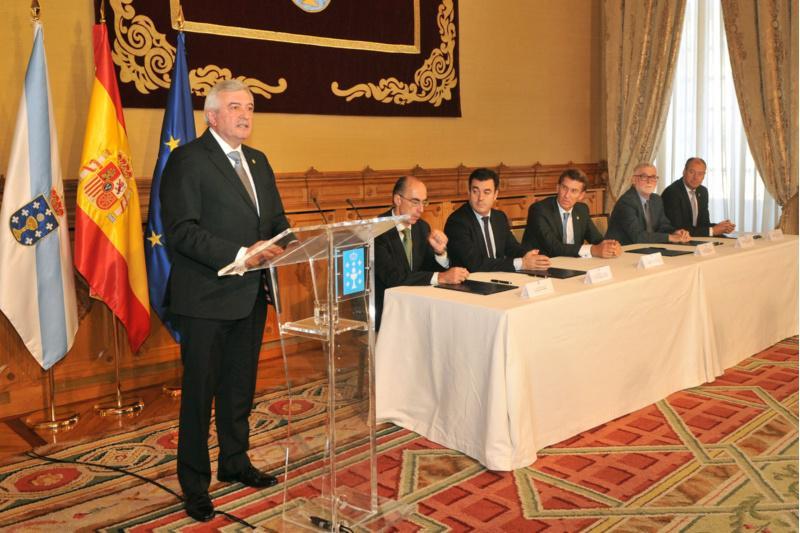 As universidades galegas e as consellarías de Sanidade e de Educación asinan o convenio para a colaboración na docencia clínica do grao en Medicina da USC