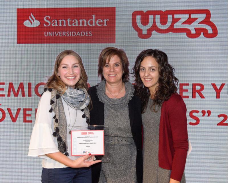 As emprendedoras do Centro Yuzz Santiago Matilde Durán Lobato e Sofía Mendes Saraiva gañan o Yuzz Muller