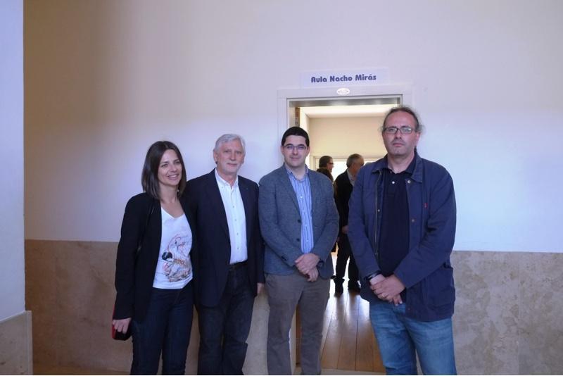 Ciencias da Comunicación inaugurou a Aula ‘Nacho Mirás’