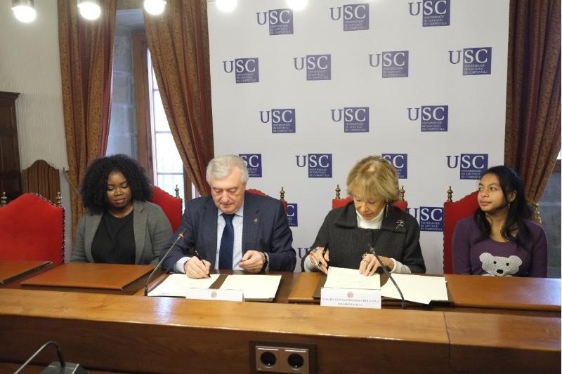 A USC a Fundación Mujeres por África colaborarán en proxectos conxuntos a prol do desenvolvemento do continente africano