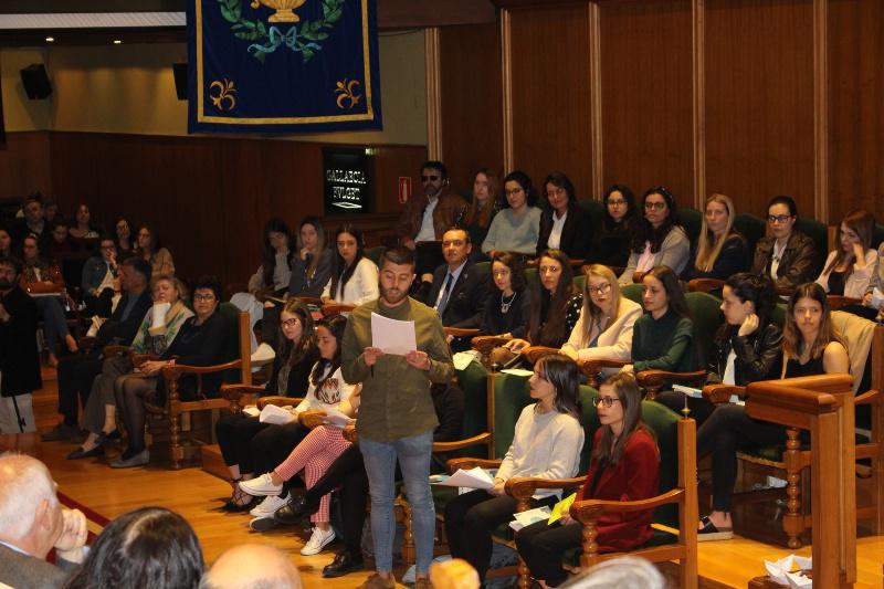 A USC celebrou as Letras Galegas cun concorrido acto en Fonseca