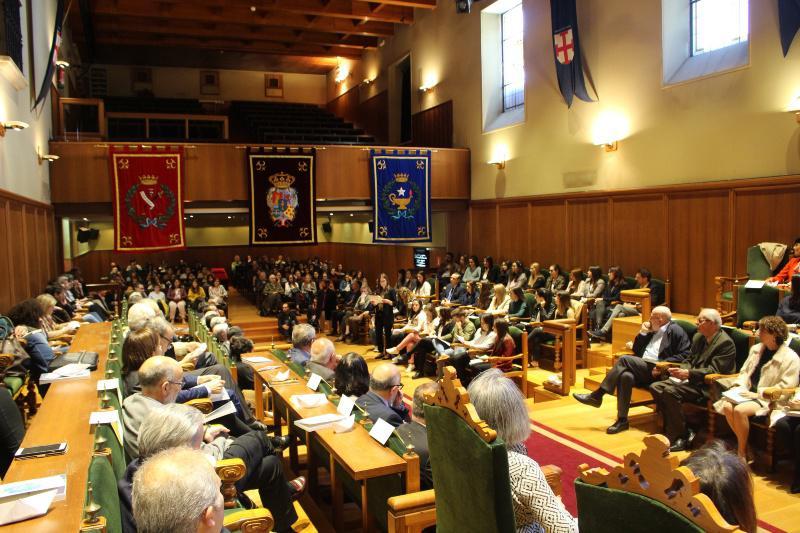 A USC celebrou as Letras Galegas cun concorrido acto en Fonseca