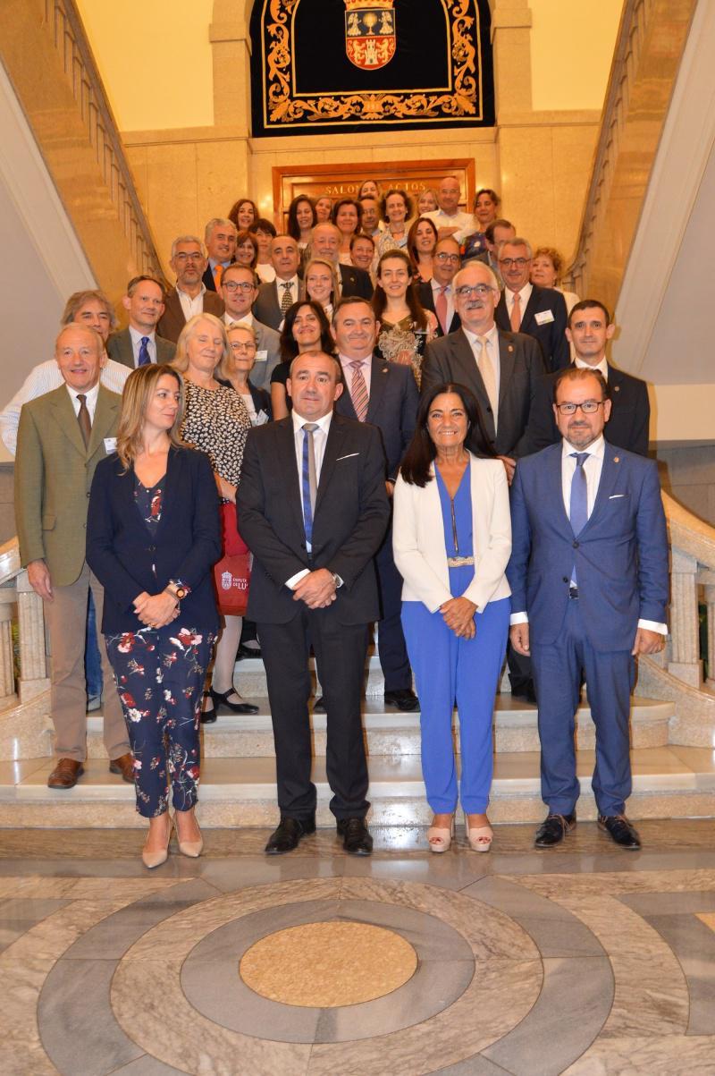 O reitor da USC apoia a Facultade de Veterinaria ante o comité internacional de avaliación da EAEVE 