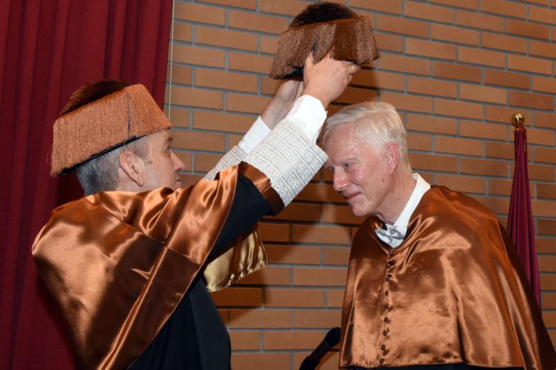 Klaus von Gadow, especialista en ecosistemas forestais, primeiro doutor honoris causa da USC a iniciativa do campus de Lugo