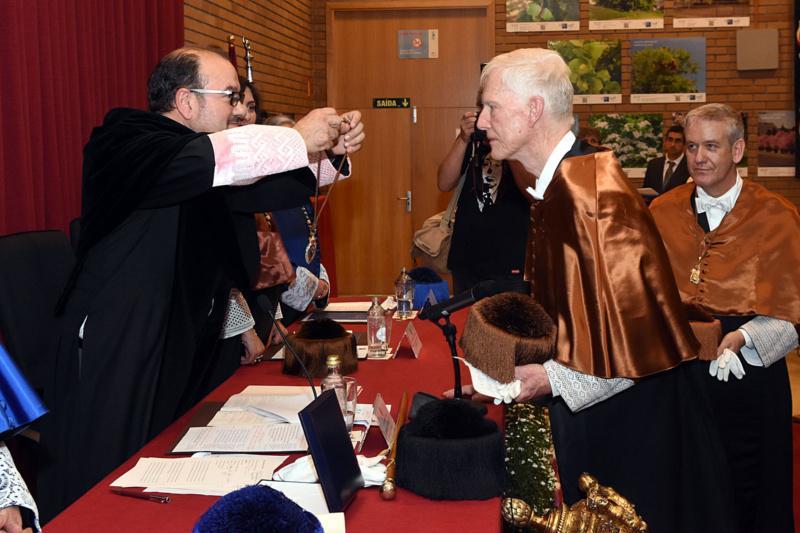 Klaus von Gadow, especialista en ecosistemas forestais, primeiro doutor honoris causa da USC a iniciativa do campus de Lugo