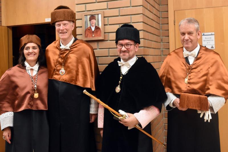 Klaus von Gadow, especialista en ecosistemas forestais, primeiro doutor honoris causa da USC a iniciativa do campus de Lugo