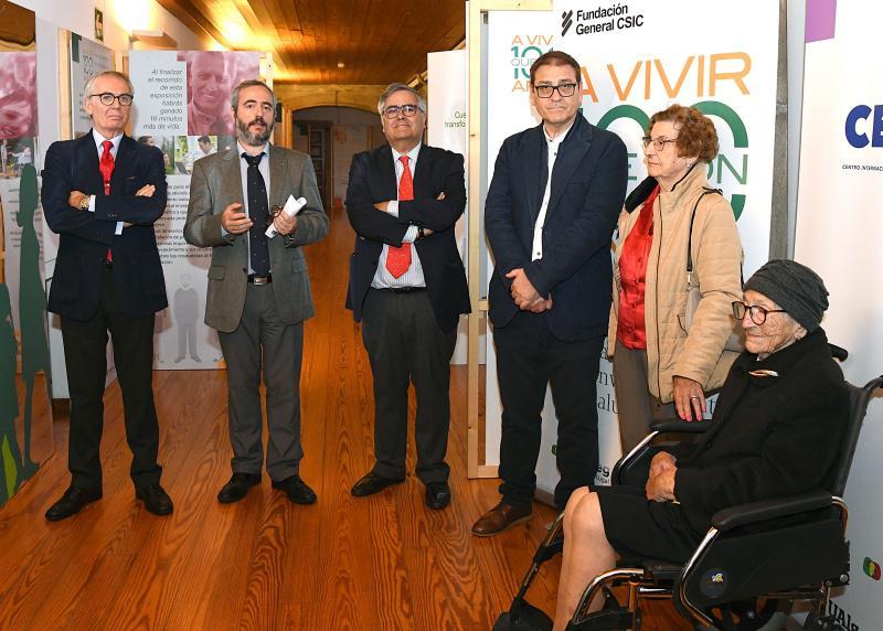 A USC aborda o envellecemento saudable a través da mostra ‘A vivir que son 100 anos’ da Fundación Xeral do CSIC