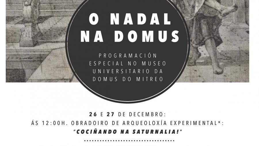 Cartaz do programa 'O Nadal na Domus'