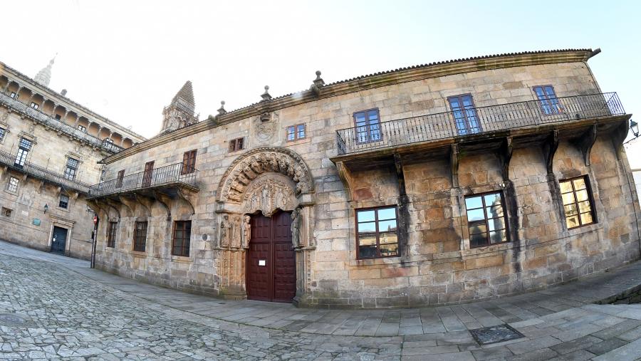 Fachada do Colexio de San Xerome, sede da Reitoría compostelá. Foto: Santi Alvite Fachada do Colexio de San Xerome, sede da Reitoría compostelá. Foto: Santi Alvite