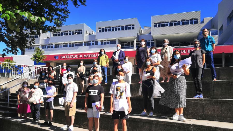 Foto de familia dos vencedores