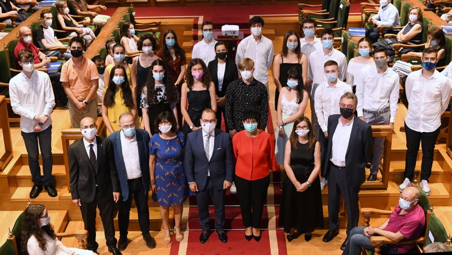 Foto de grupo dos participantes