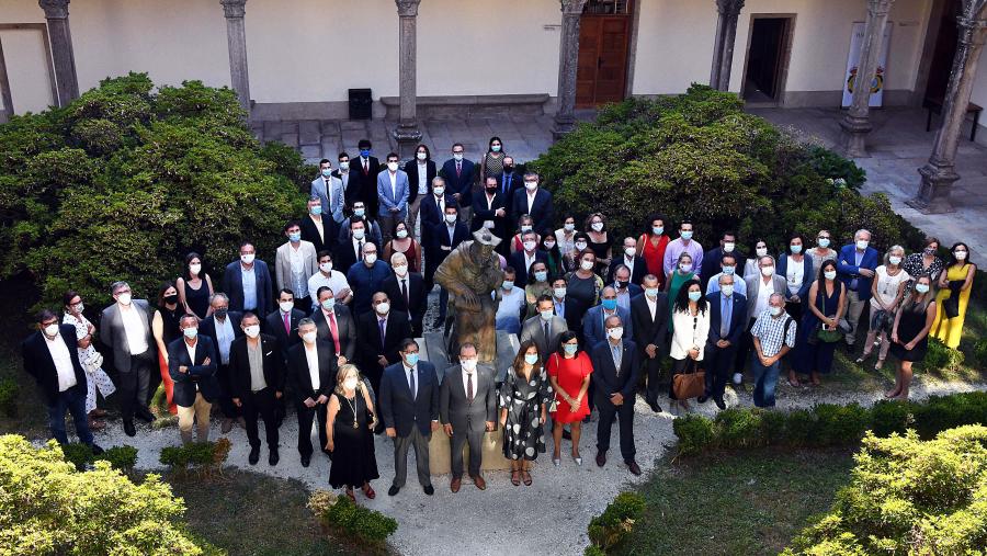 A Real Academia Galega de Ciencias recoñece o traballo de 20 grupos de investigación das tres Universidades Galegas na crise da covid-19. Foto: Santi Alvite