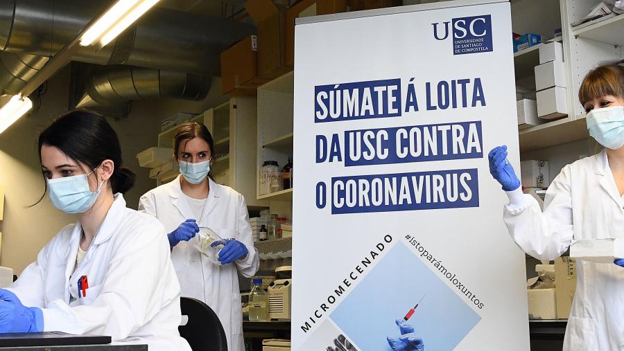 A USC puxo en marcha en novembro de 2019 o programa de micromecenado 'Sumo Valor'. FOTO: Santi Alvite