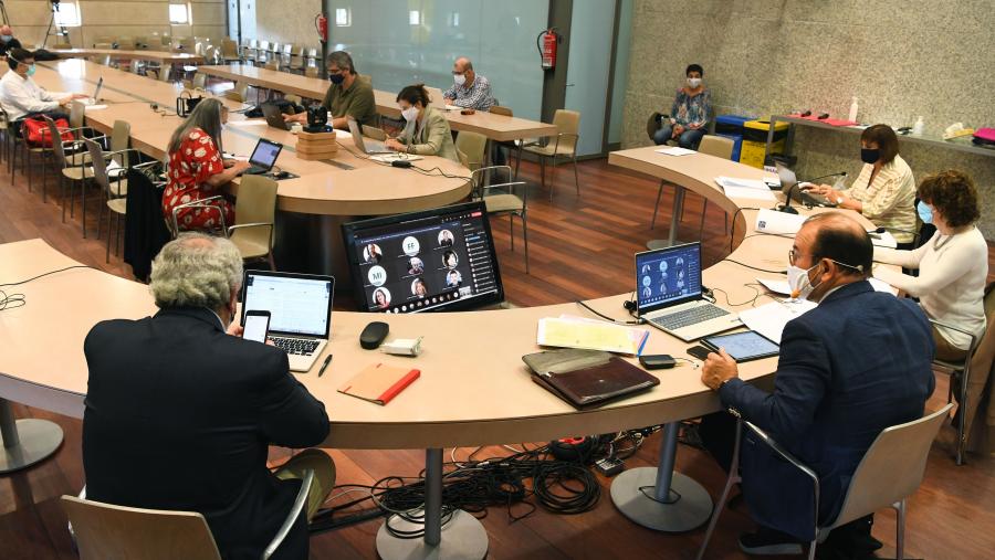 A USC iniciou os trámites para a impartición o vindeiro curso 21/22 dos graos en Intelixencia Artificial e en Xestión Cultural. FOTO: Santi Alvite