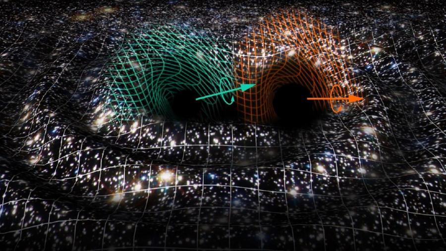 É dun interese aínda maior o feito de que esta detección se atope no rango dende 100 a 1.000 masas solares. IMAXE: Raúl Rubio / Virgo Valencia Group / The Virgo Collaboration