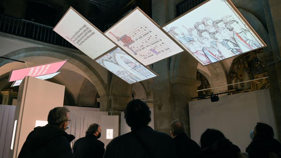 A mostra afonda na visión de universalidade do Rei Sabio no ámbito cultural. FOTO: Santi Alvite