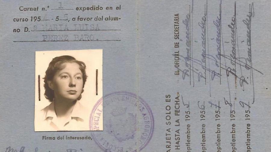 Luisa Pérez-Soba y Baró, primeira enxeñeira agrónoma de Galicia e quinta de España Luisa Pérez-Soba y Baró, primeira enxeñeira agrónoma de Galicia e quinta de España
