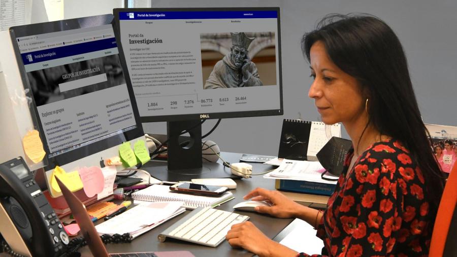 A USC conta cunha ampla rede de infraestruturas de apoio á investigación con persoal altamente cualificado que dá soporte científico-tecnolóxico a máis de 2.000 investigadores. FOTO: Santi Alvite