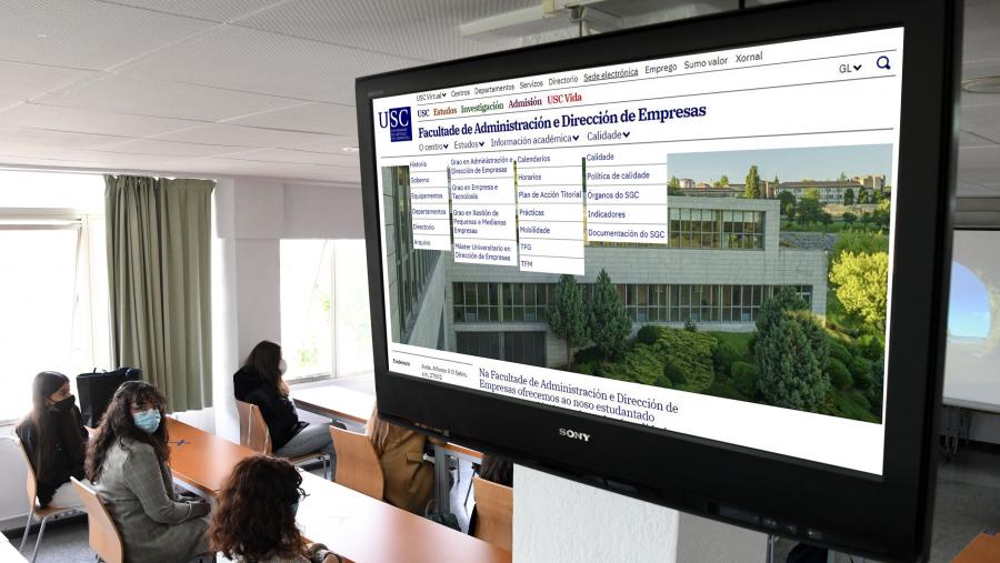 O esforzo de adaptación da web no que respecta á estratexia comunicativa, contidos e imaxe tamén ten a súa correspondencia nos medios técnicos e na organización do servizo. FOTO: Santi Alvite