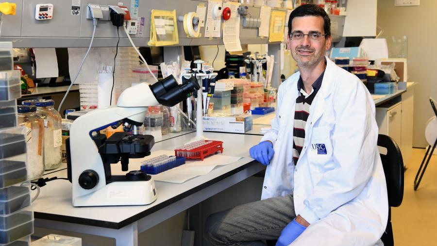 Rubén Nogueiras é investigador do CiMUS. FOTO: Santi Alvite 