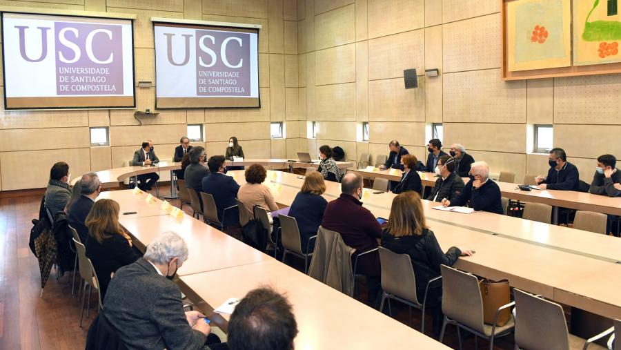 Joan Subirats no CEA da USC. FOTO: Santi Alvite 