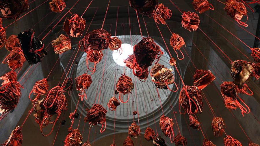 Detalle da mostra 'O Silencio de Deus'. FOTO: Santi Alvite Detalle da mostra 'O Silencio de Deus'. FOTO: Santi Alvite