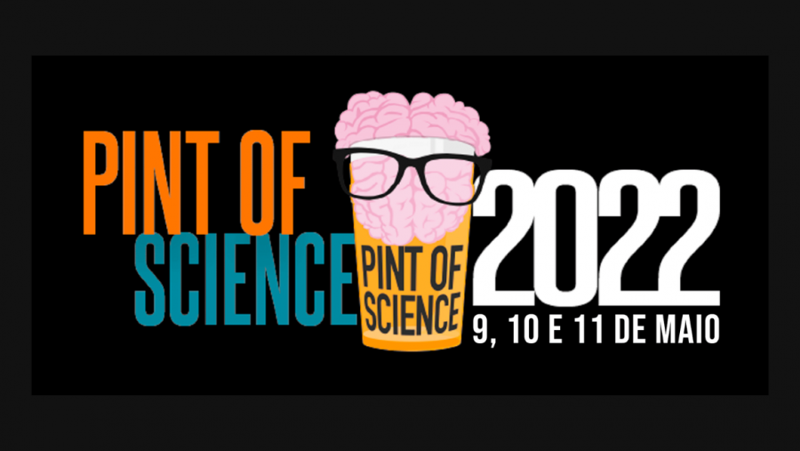 Imaxe do cartaz do festival de divulgación científica Pint of Science 2022
