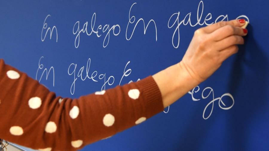 O documento aborda o uso da lingua en relación coa imaxe institucional e corporativa. FOTO: Santi Alvite