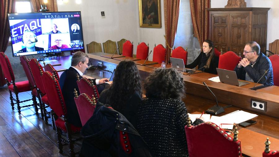 A xuntanza desenvolveuse no Salón Reitoral do Colexio San Xerome. FOTO: Santi Alvite