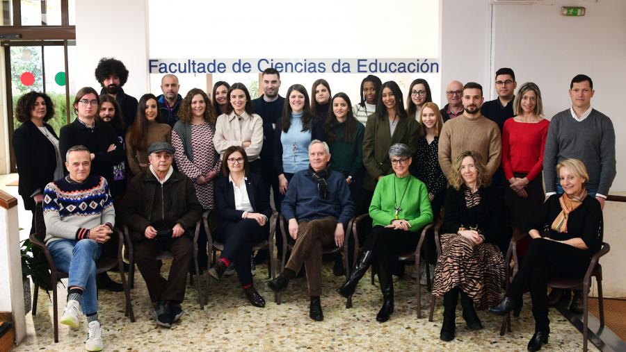 Equipo da USC implicado no proxecto. FOTO: Santi Alvite