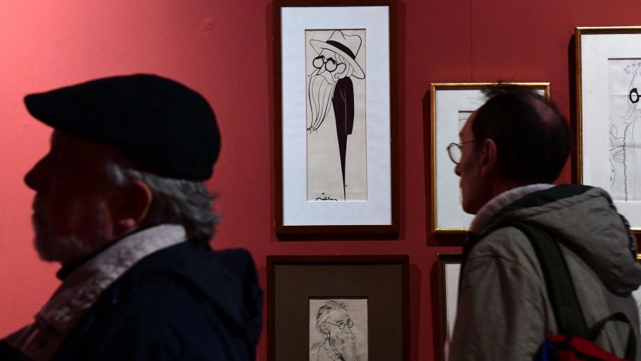 A sección III da mostra contén efixies e caricaturas de Valle-Inclán. FOTO: Santi Alvite A sección III da mostra contén efixies e caricaturas de Valle-Inclán. FOTO: Santi Alvite
